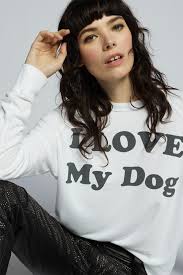 RECYCLED KARMA - I Love My Dog Sweater
