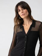 Sanctuary - Take Me Away Top Black