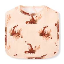MILKBARN - Organic Traditional Bib Floral Fox