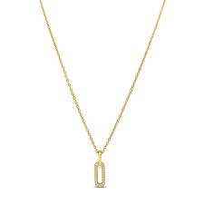 Stia Jewelry - Elongated Drop Link Necklace