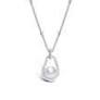 Stia Jewelry - Cradled Baroque Pearl Necklace