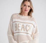 Ocean Drive - White W/ Tan 