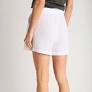 Elan - White Shorts With Elastic Waistband