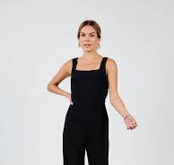 SADIE & SAGE - Guiding Light Lurex Square Neck Jumpsuit