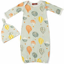 Load image into Gallery viewer, *MILKBARN - Newborn Gown + Hat Set
