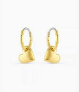 GORJANA - Lou Heart Huggies Stainless Steel Post