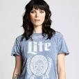 RECYCLED KARMA - Miller Lite Burn Out Tee