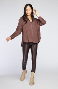 GENTLE FAWN - Fiona Blouse Top - Heather Amaretto