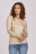 ANOTHER LOVE - Greta Guilded Sweater - Gold Foil