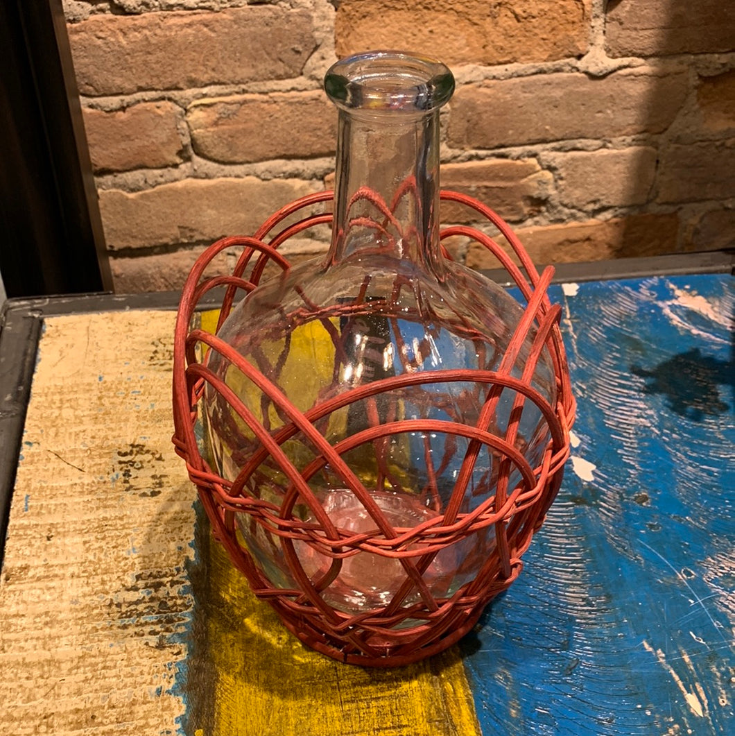 Glass Bottle w/ Bamboo Sleeve