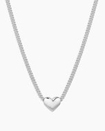 GORJANA - Lou Helium Heart Necklace Silver