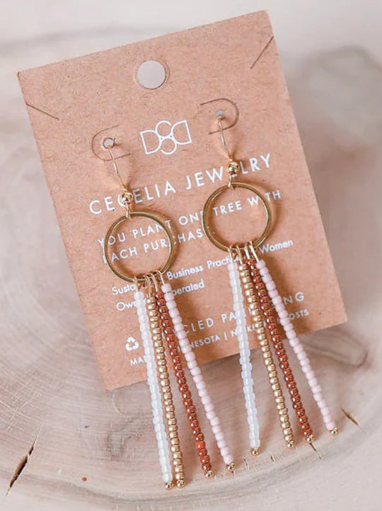 CECELIA DESIGNS JEWELRY - Marble Drop Earrings