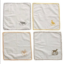 Load image into Gallery viewer, Creative Co-Op Square Cotton Napkins w/Animals
