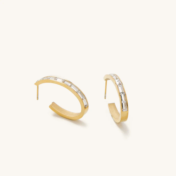 NIKKI SMITH - Athena Crystal Hoops