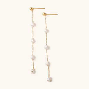 NIKKI SMITH - Camille Pearl Drop Earrings