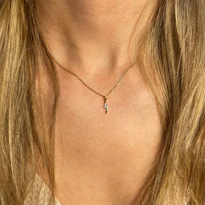 NIKKI SMITH - Crystal Bolt Necklace