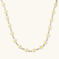 NIKKI SMITH - Daisy White Choker