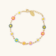 NIKKI SMITH - Multicolor Daisy Bracelet