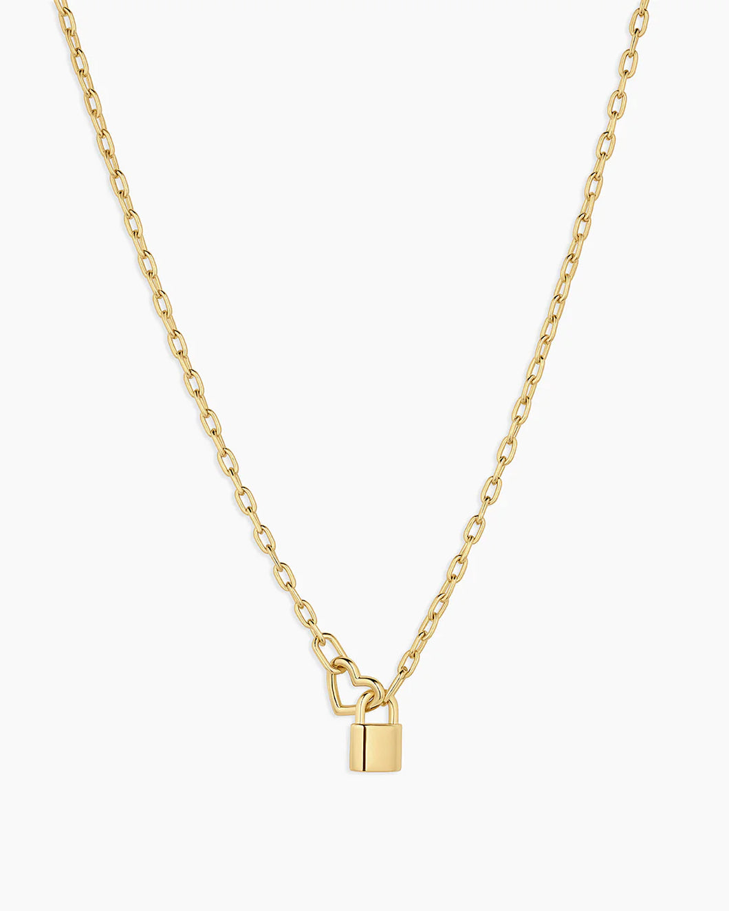 GORJANA - Heart Padlock Interlocking Necklace