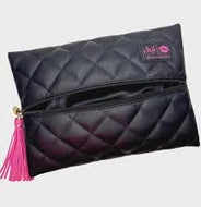 Makeup Junkie - Black Quilted