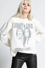 Load image into Gallery viewer, RECYCLED KARMA - Sonny &amp; Cher &quot;I Got You Babe&quot; Fitted Sweatshirt
