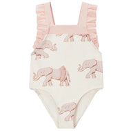 MILKBARN - Ruffle Square Neck Swimsuit in Tutu Elephant