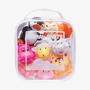 Elegant Baby Animal Party Squirtie Bath Toy Set