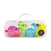 Load image into Gallery viewer, MUDPIE - Dino Light Up Bath Toy Set
