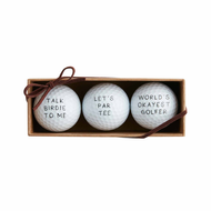 MUDPIE - Golf Ball Set of 3