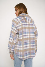 Load image into Gallery viewer, Mystree Yarndye Plaid Shirt Jacket

