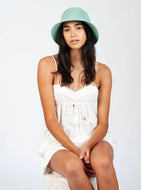 Lucca Terry Cloth Retro Shape Bucket Hat