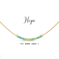 Dot & Dash Morse Code Necklace 