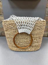 Load image into Gallery viewer, Raffia Basket Bag
