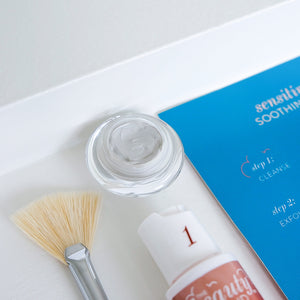 Sensitive & Soothing Beauty Box by The Beauty Cloud - Sensitive Skin Facial, At-Home Facial Kit