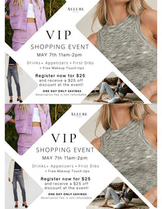VIP Shopping Event Ticket