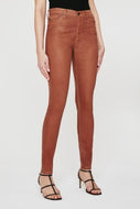 AG - Canyon Rock Farrah Ankle Leatherette High Rise Skinny