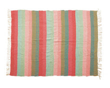 Load image into Gallery viewer, Striped Recycled Cotton Throw
