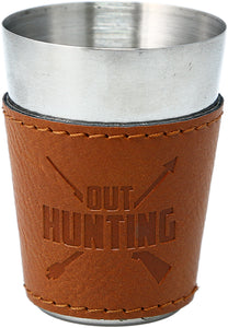 Pavilion - Out Hunting Leather Shot Glass