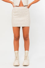 Load image into Gallery viewer, Le Lis Sweater Mini Skirt

