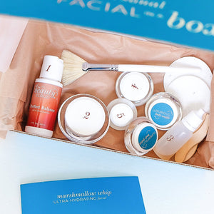 Marshmallow Whip Ultra-Hydrating Facial Beauty Box by The Beauty Cloud - Intense Hydrating Facial