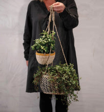 Load image into Gallery viewer, Creative Co-op Hanging Seagrass Basket
