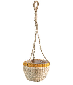 Creative Co-op Hanging Seagrass Basket